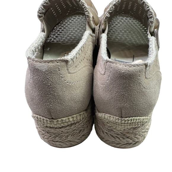 Dolce Vita Women's Jhenee Espadrille Perf Sneaker Taupe Perforated Suede Size 8 - Picture 8 of 9